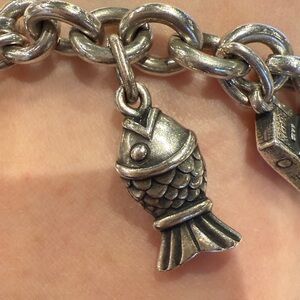 RETIRED James Avery Silver Fish Charm